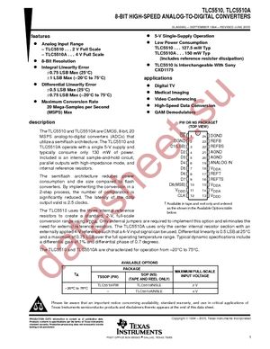 TLC5510IPWRG4 datasheet  